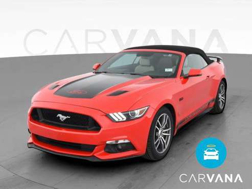 2016 Ford Mustang GT Premium Convertible 2D Convertible Red -... for sale in Placerville, CA