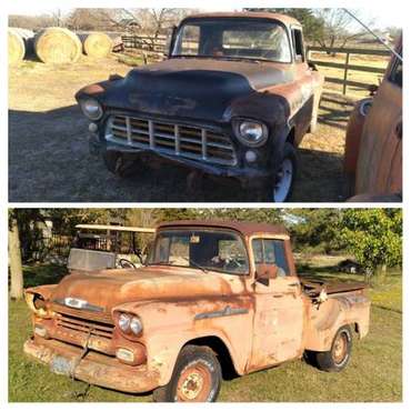 1956 & 1958 Chevrolet Apache pickups for sale in Fate, TX