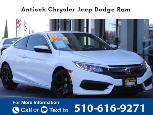 2016 *Honda* *Civic* *Coupe* LX coupe for sale in Antioch, CA