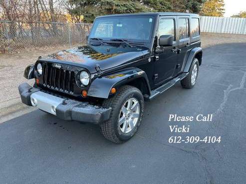 2012 Jeep Wrangler Unlimited Sport 4D V6 – One Owner - Black - cars... for sale in ST Cloud, MN