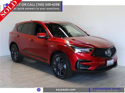 2019 Acura RDX W/A-Spec Pkg - Special Vehicle Offer! for sale in Escondido, CA