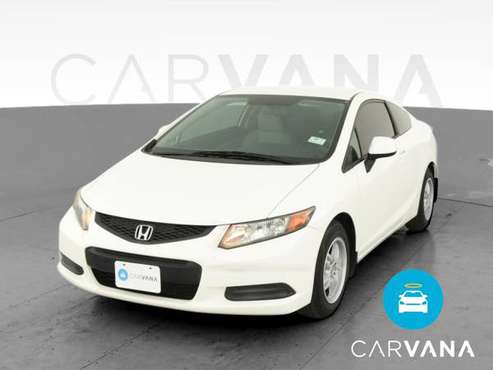 2012 Honda Civic LX Coupe 2D coupe White - FINANCE ONLINE - cars &... for sale in San Francisco, CA