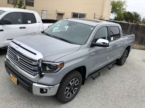 NEW 2019 TOYOTA TUNDRA LIMITED 4X4 (PREMIUM PKG) CREWMAX (CEMENT) for sale in Burlingame, CA