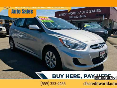 2016 Hyundai Accent SE 4dr Hatchback 6A with - cars & trucks - by... for sale in Fresno, CA