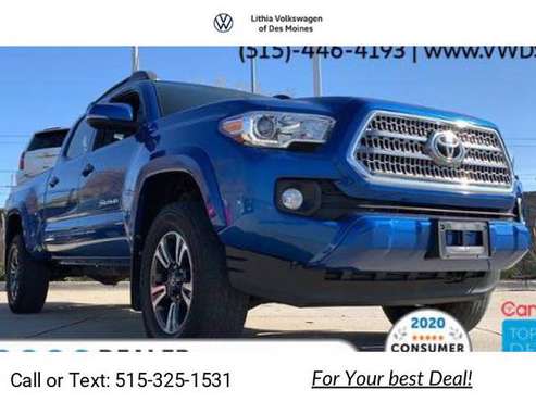 2016 Toyota Tacoma TRD Sport pickup Blue - cars & trucks - by dealer... for sale in Johnston, IA