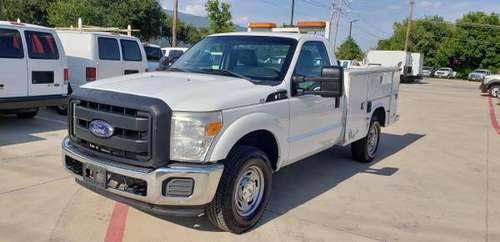 2012 FORD F350 SINGLE CAB UTILITY BED 2WD 6.2L V8 GAS ENGINE 161-K for sale in Arlington, TX