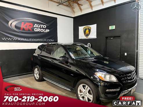 2012 MERCEDES ML350**4WD DRIVE**1 OWNER**SERVICE RECORDS. - cars &... for sale in Palm Desert , CA