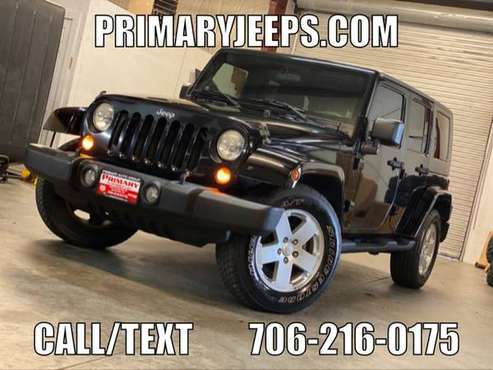 2007 Jeep Wrangler Unlimited Sahara 1 Owner IN HOUSE FINANCE - FREE... for sale in DAWSONVILLE, GA