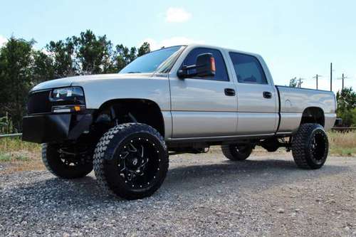 2001 CHEVROLET SILVERADO 1500HD 4X4 - LIFTED - LOW MILES - 20X12 & 35s for sale in LEANDER, TX