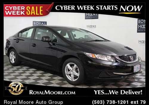 2013 Honda Civic LX EASY FINANCING!! - cars & trucks - by dealer -... for sale in Hillsboro, OR