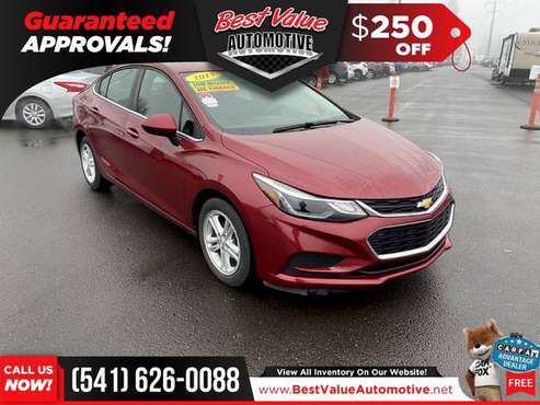 2017 Chevrolet Cruze LT FOR ONLY $288/mo! - cars & trucks - by... for sale in Eugene, OR