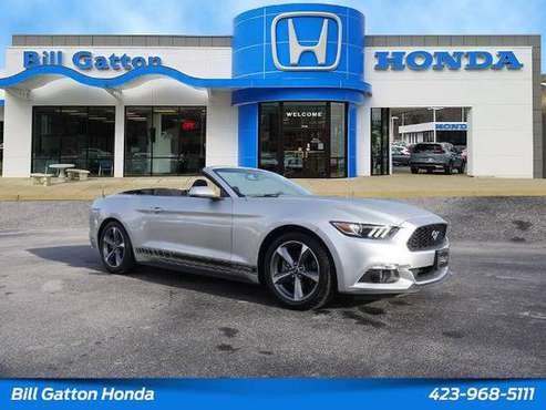 2016 *Ford* *Mustang* *2dr Convertible V6* Silver - cars & trucks -... for sale in Bristol, TN