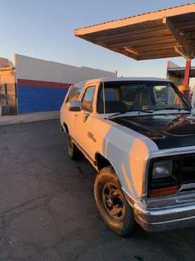 1990 Dodge Ramcharger - cars & trucks - by owner - vehicle... for sale in Tucson, AZ