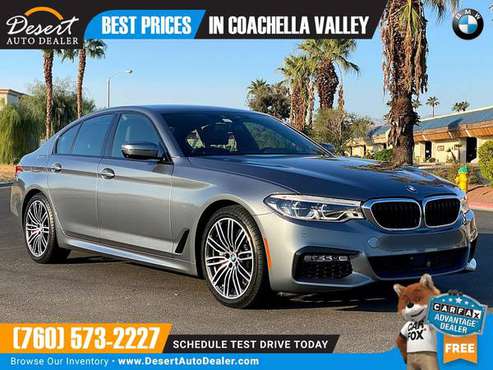 2018 BMW 540i 21,000 MILES - Heads Up Display - Adaptive Cruise... for sale in Palm Desert , CA