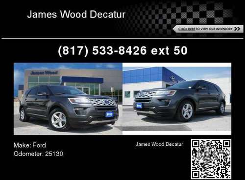 2018 Ford Explorer XLT - cars & trucks - by dealer - vehicle... for sale in Decatur, TX