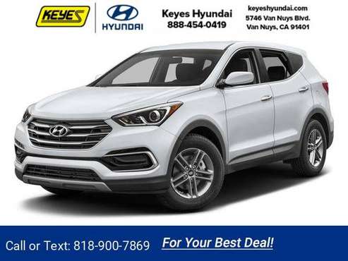 2017 Hyundai Santa Fe Sport 2.4L hatchback Frost White Pearl for sale in Los Angeles, CA