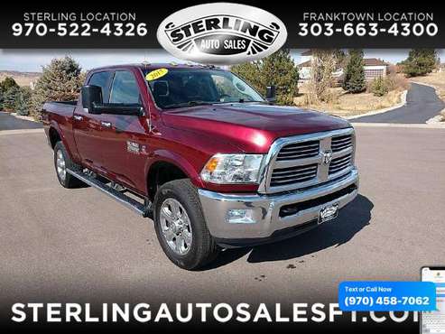 2017 RAM 2500 Lone Star 4x4 Crew Cab 64 Box - CALL/TEXT TODAY! -... for sale in Sterling, CO
