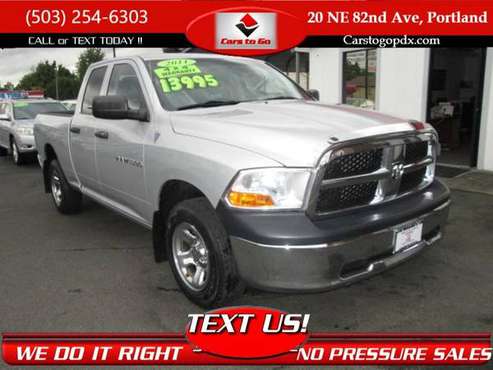 2011 Ram 1500 Quad Cab ST Pickup 4D 6 1/3 ft Cars and Trucks Dodge for sale in Portland, OR