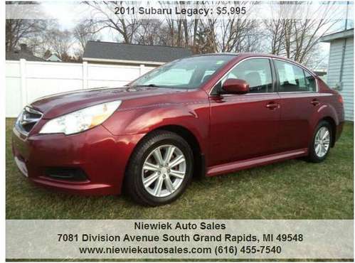 2011 Subaru Legacy 2.5i Premium stk #2358 - cars & trucks - by... for sale in Grand Rapids, MI