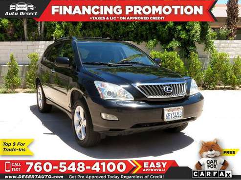 2008 Lexus *RX* *350* $134 /mo for sale in Palm Desert , CA