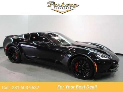 2018 Chevy Chevrolet Corvette Grand Sport 2LT coupe Black for sale in Tomball, TX