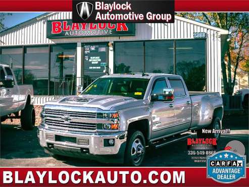 2018 CHEVROLET SILVERDO 3500 DUALLY LTZ *4X4* LOADED* SUPER CLEAN* -... for sale in High Point, SC