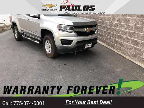 2016 Chevy Chevrolet Colorado 4WD WT pickup Silver Ice Metallic -... for sale in Jerome, NV