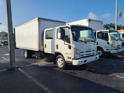 2014 ISUZU CREW CAB LANDSCAPE BOX - cars & trucks - by dealer -... for sale in Pompano Beach, FL