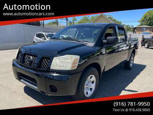 2006 Nissan Titan XE 4dr Crew Cab SB Free Carfax on Every Car for sale in Roseville, CA