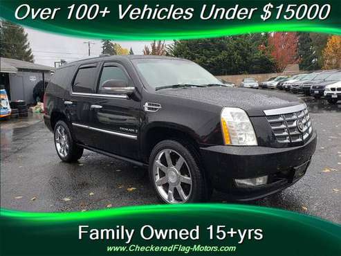 2007 Cadillac Escalade Black/Black Low Miles and SUPER clean! for sale in Everett, WA