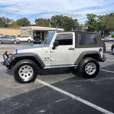 2007 JEEP WRANGLER X, LIFTED, 4X4, AUTO, CUSTOM WHEELS & BUMPERS,... for sale in Bushnell, FL