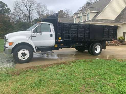 2005 Ford F750 Dump bed - cars & trucks - by owner - vehicle... for sale in Gibsonville, NC