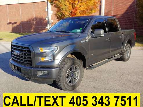 2015 FORD F-150 XLT 4X4 CREW CAB! 1 OWNER! CLEAN CARFAX! MUST SEE! -... for sale in Norman, KS