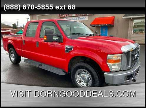 2008 Ford F-250 Super Duty XLT 4dr Crew Cab SB - cars & trucks - by... for sale in Keizer , OR
