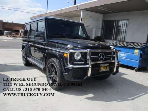 2014 MERCEDES-BENZ G63 AMG DESIGNO FULLY LOADED BLACK LOW MILES for sale in GARDENA, TX