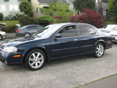 2002 NISSAN MAXIMA GLE LOW MILES NON SMOKER PROPERLY EQUIPPED - cars for sale in Seattle, WA
