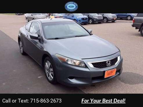 2010 Honda Accord Cpe EX-L coupe Silver - - by dealer for sale in Thorp, WI