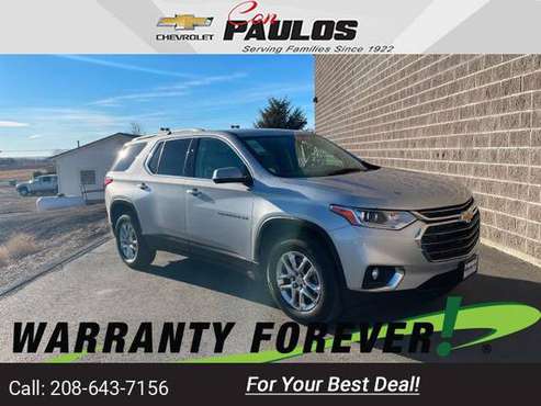 2020 Chevy Chevrolet Traverse LT Cloth suv Silver Ice Metallic for sale in Jerome, ID