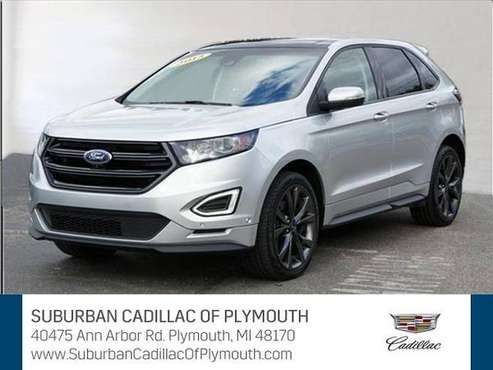 2015 Ford Edge SUV Sport - Ford Ingot Silver Metallic for sale in Plymouth, MI