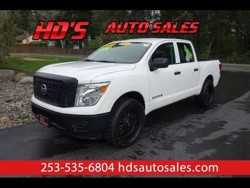 2017 Nissan Titan S Crew Cab 4WD for sale in PUYALLUP, WA