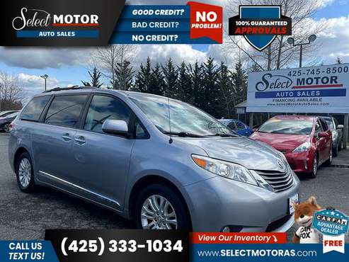 2013 Toyota Sienna XLE 8 PassengerMini Van FOR ONLY 358/mo! - cars for sale in Lynnwood, WA