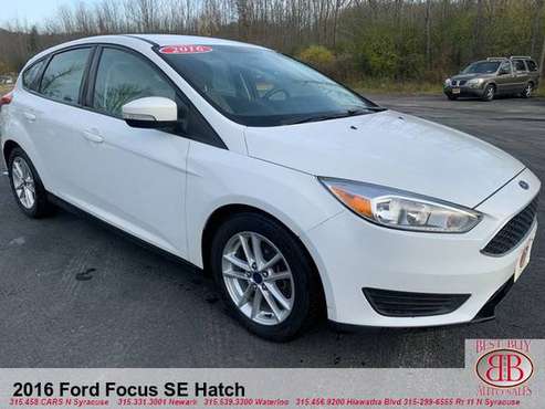 2016 FORD FOCUS SE HATCHBACK! COME TEST DRIVE TODAY!!! - cars &... for sale in N SYRACUSE, NY