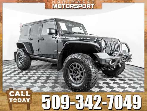 Lifted 2015 *Jeep Wrangler* Unlimited Rubicon 4x4 for sale in Spokane Valley, WA