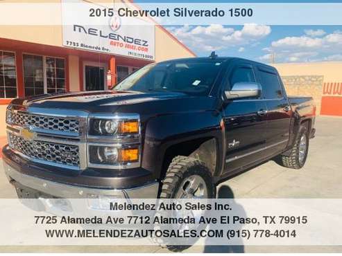 2015 Chevrolet Silverado 1500 4WD Crew Cab 143.5 LTZ w/1LZ for sale in El Paso, TX