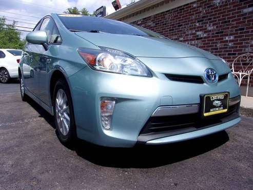 2012 Toyota Prius Plug-In Hybrid, 99k Miles, Auto, Green/Grey, Nav! for sale in Franklin, VT