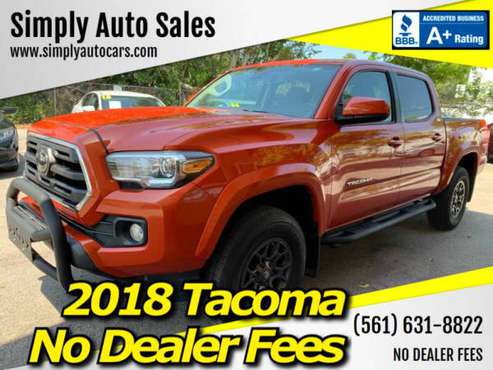 2018 TOYOTA TACOMA SR5 V6 - - by dealer - vehicle for sale in West Palm Beach, FL