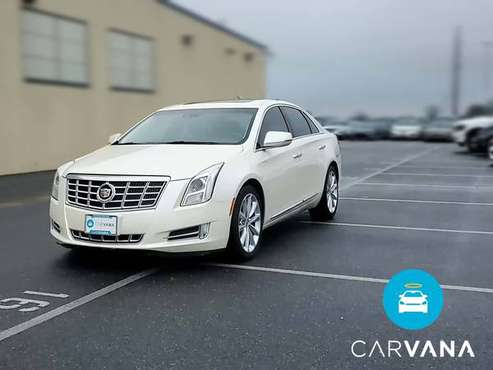 2013 Caddy Cadillac XTS Premium Collection Sedan 4D sedan White - -... for sale in Harrison Township, MI