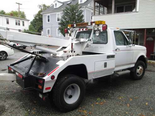 1994 Ford F350 WRECKER Tow Truck (DIESEL) Low 106K. Miles, AUTOMATIC. for sale in Providence, VT