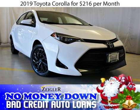 $216/mo 2019 Toyota Corolla Bad Credit & No Money Down OK - cars &... for sale in Lombard, IL