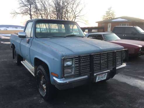 1985 Chevy 3/4 ton 4x4 K2500 - cars & trucks - by owner - vehicle... for sale in Dearing, WI